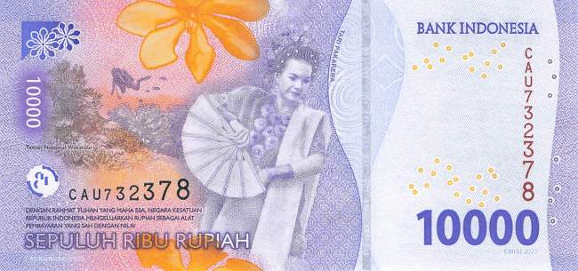 Indonesien 10000 Rupiah 2022 p165
